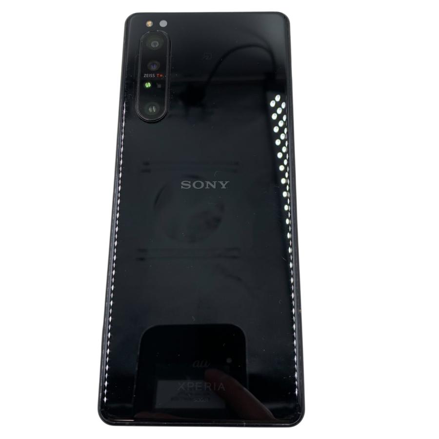 □Sony Xperia 1 II SOG01 128GB au版 SIMフリー 本体 箱 説明書 変換