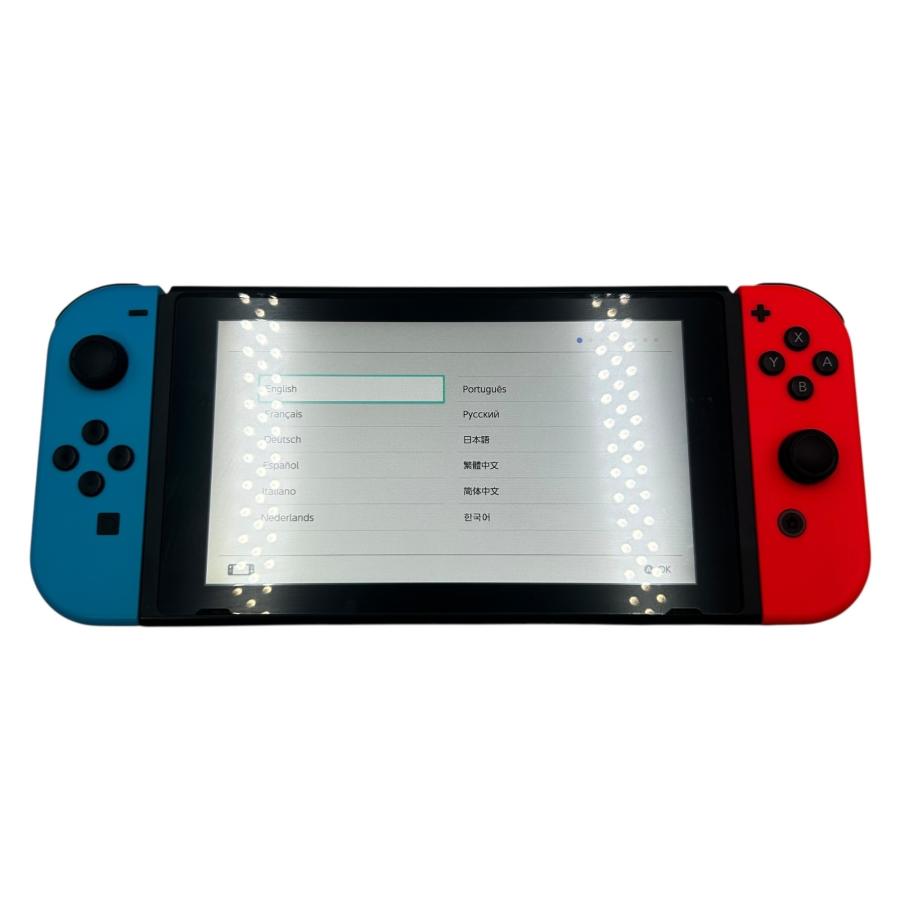 □Nintendo Switch HAC-001 2018年製 本体セット Joy-Con ネオン