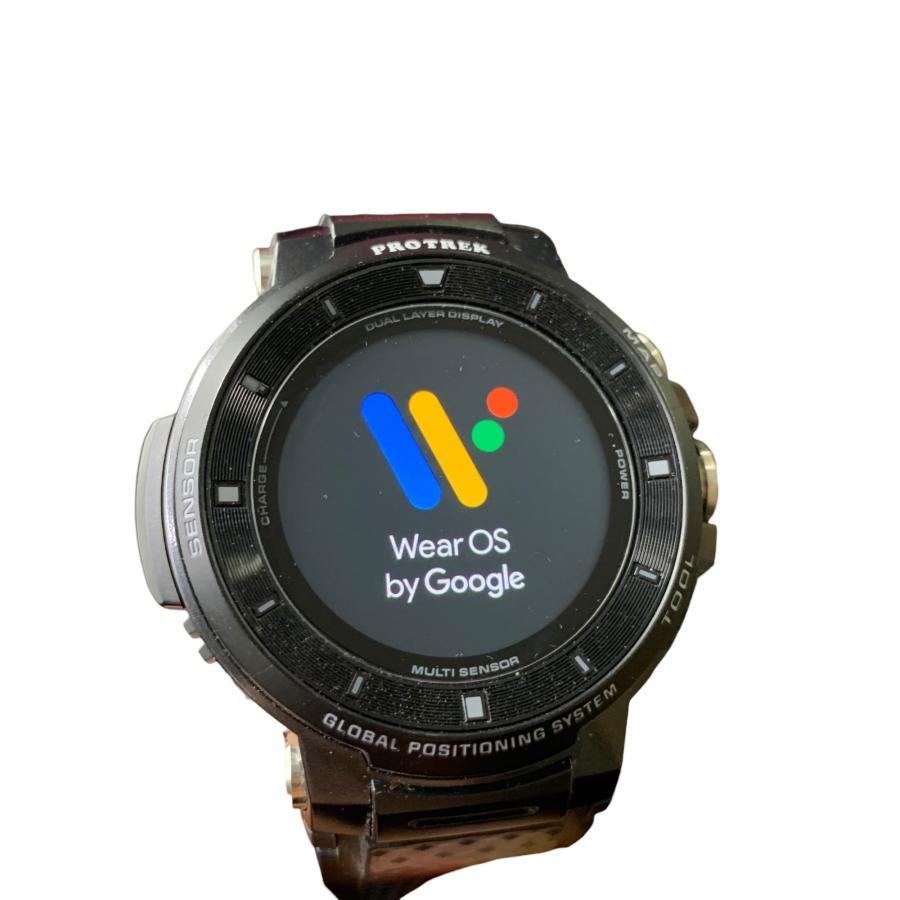 □CASIO PRO TREK Smart WSD-F30 ブラック GPS搭載 スマートウォッチ