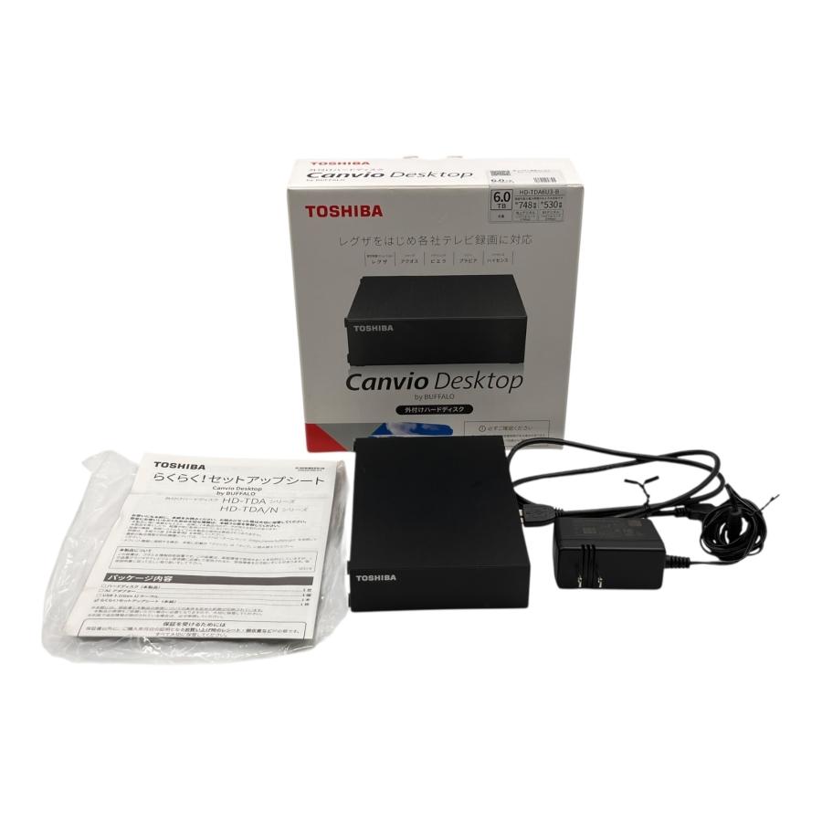 TOSHIBA Canvio Desktop 外付けハードディスク6TB HDD 【公式通販】