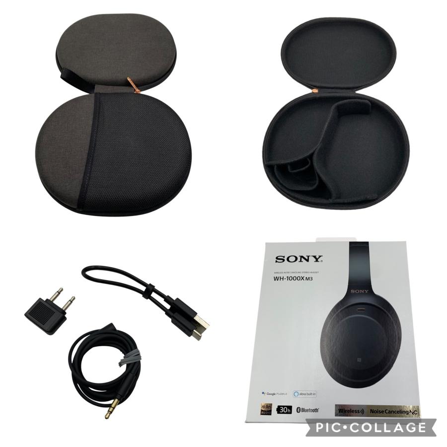 【ケース有・箱無し】SONY WH-1000XM3 ソニー WH-1000XM3 ワイヤレスノイズキャンセリングヘッドホン