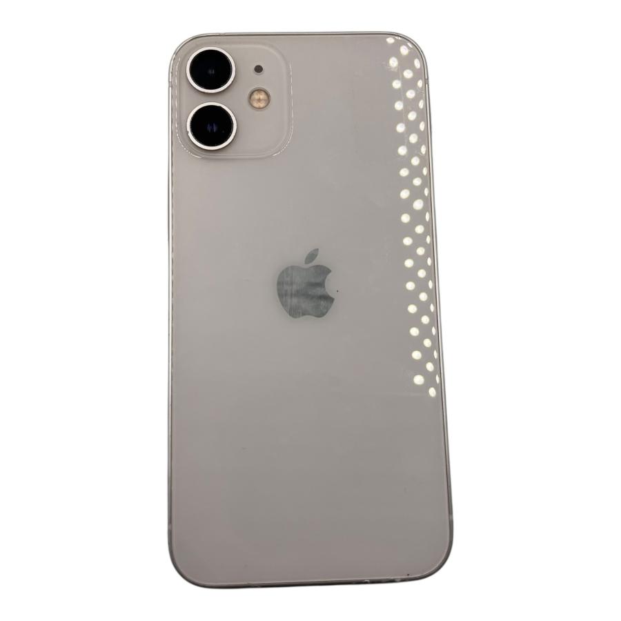 □iPhone 12 mini 64GB ホワイト SIMロックあり UQモバイル バッテリー