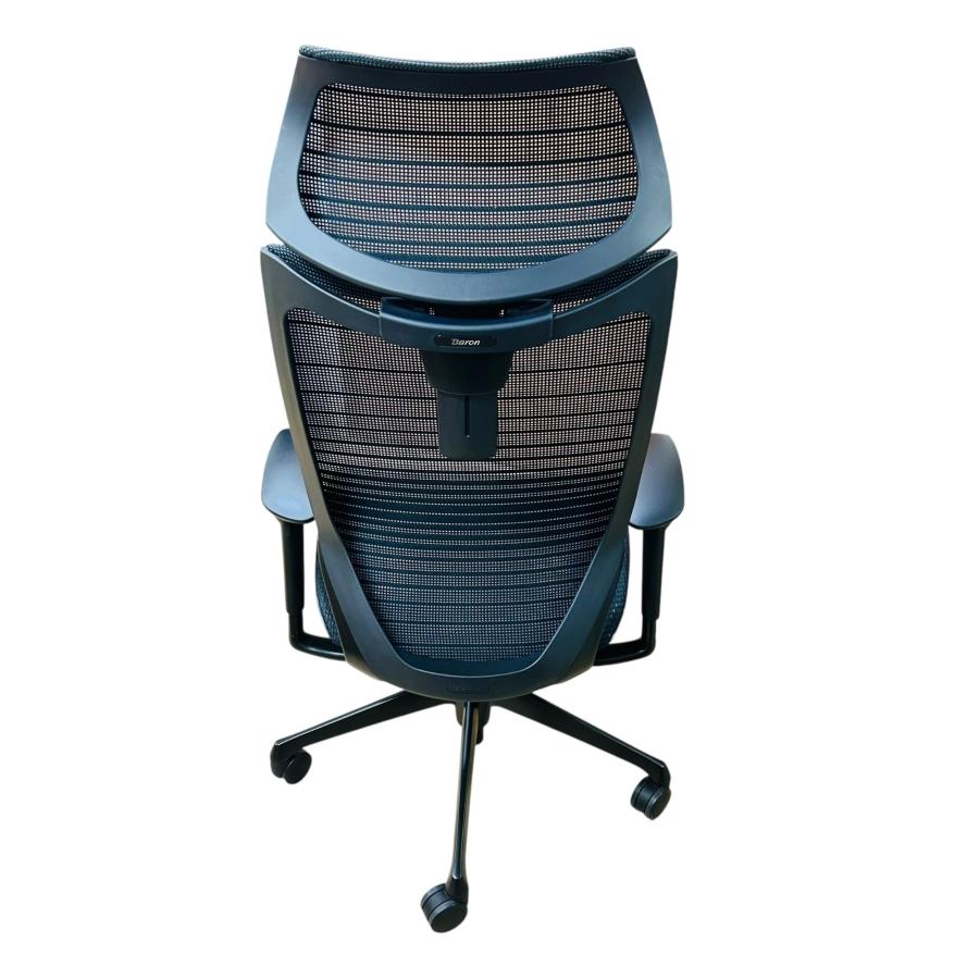オフィス家具 □極美品 オカムラ バロンチェア メッシュチェア 可動式 