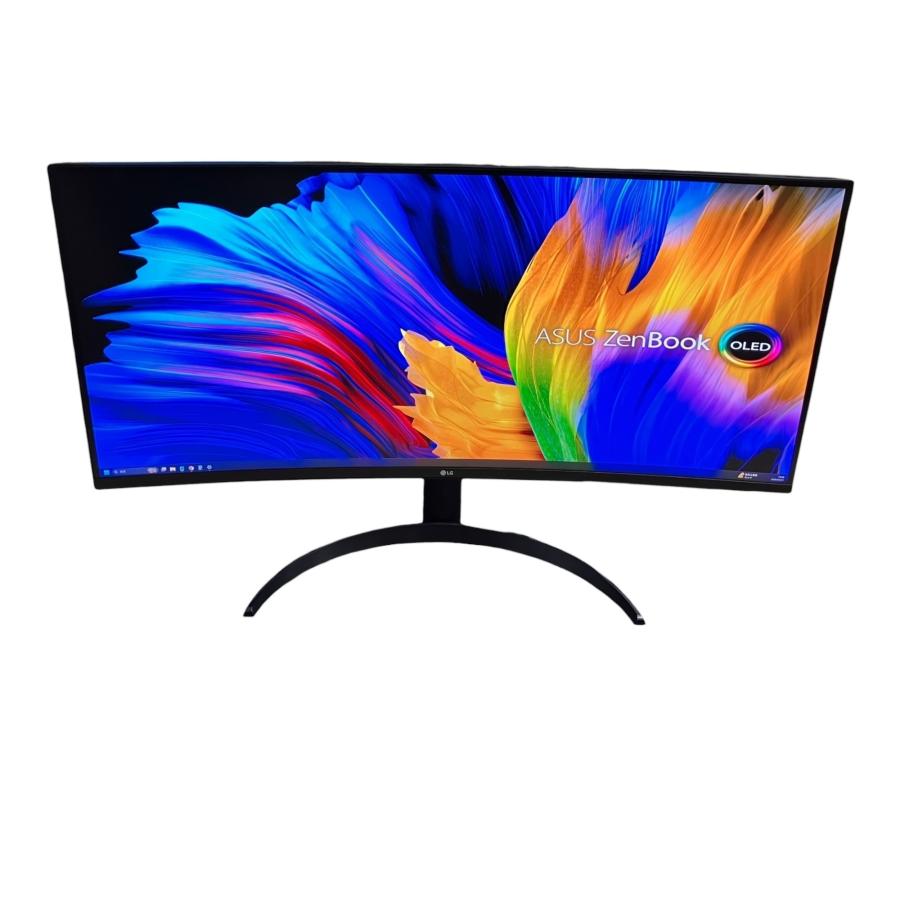 □LG 34WP65C-B 34インチ ウルトラワイド 曲面モニター 2023年製 動作 