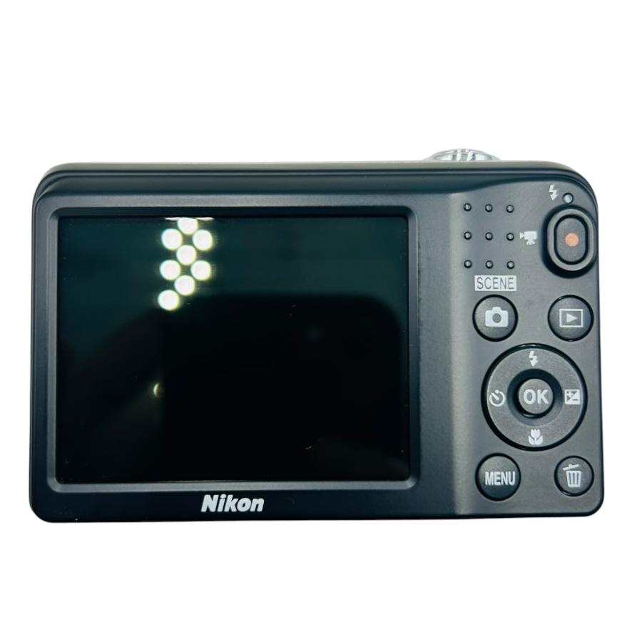 ■美品 Nikon COOLPIX A10 コンデジ シルバー 動作確認済み 元箱 付属品あり 単三電池式2444871