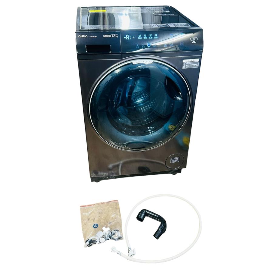 アクア　ドラム式洗濯機　AQW-DX12P-L 2024年製 AQW-DX12P-L | 容量：洗濯・脱水 12kg / 乾燥 6kg / 水量約59L