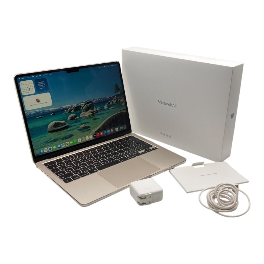 □美品 Apple MacBook Air M2 2022 13.6インチ 8GB SSD256GB A2681