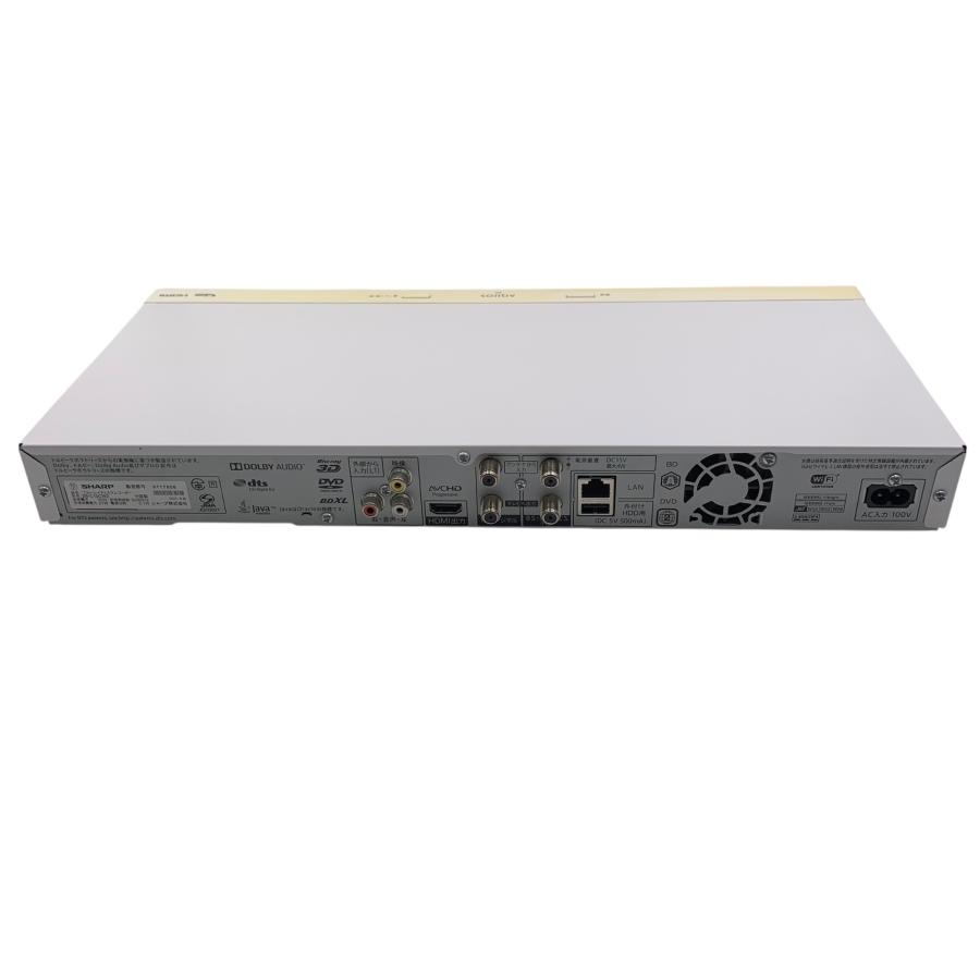 SHARP AQUOS 2B-C10CW2 HDD＆ブルーレイレコーダー □SHARP AQUOS BDレコーダー 2B-C10CW2 ブルーレイディスクレコーダー