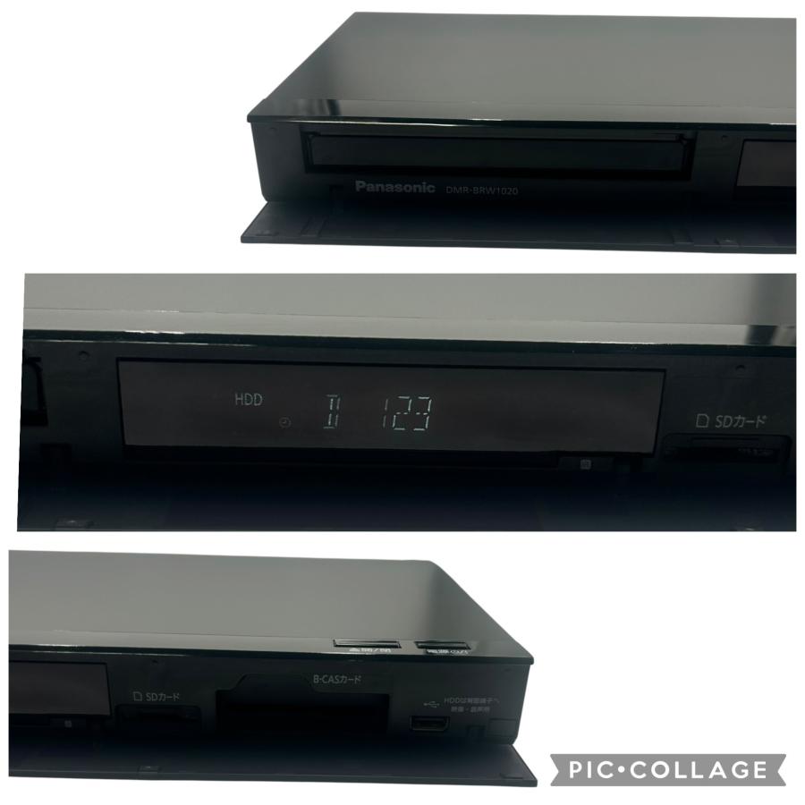 □Panasonic DMR-BRW1020 ブルーレイレコーダー 2018年製 リモコン付