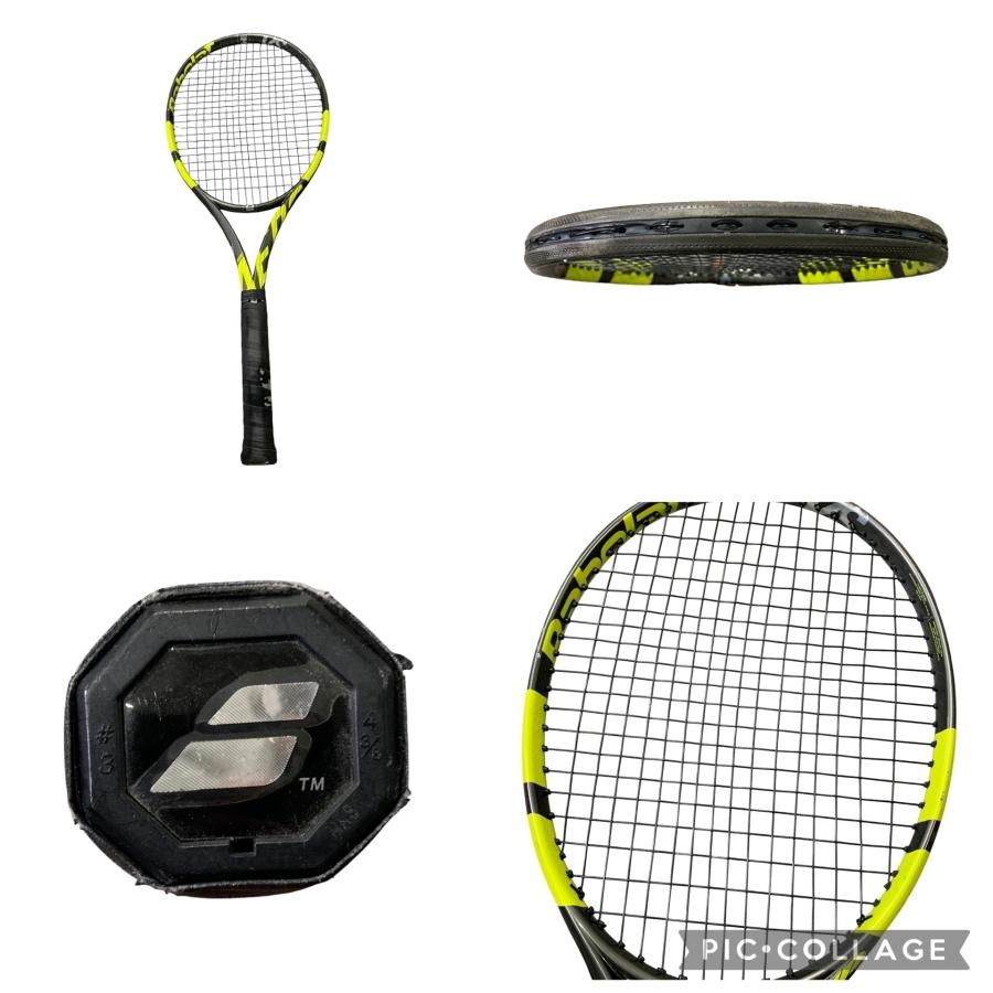 □Babolat Pure Aero VS G3 テニスラケット 3本セット 98インチ 305g