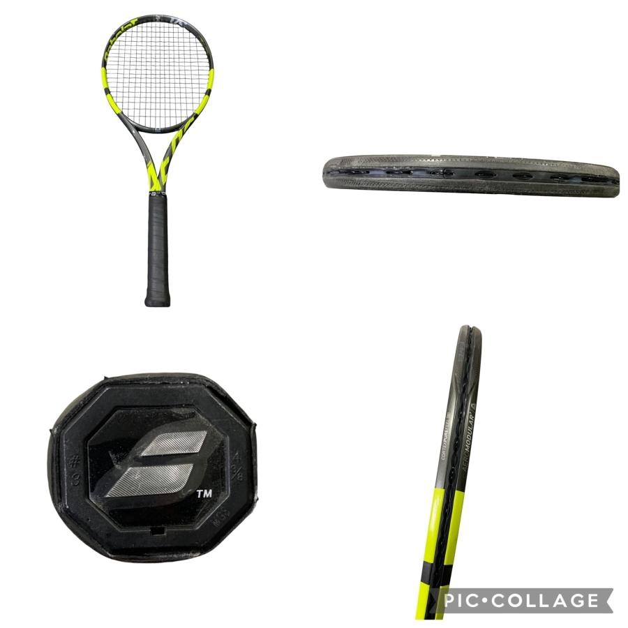 □Babolat Pure Aero VS G3 テニスラケット 3本セット 98インチ 305g