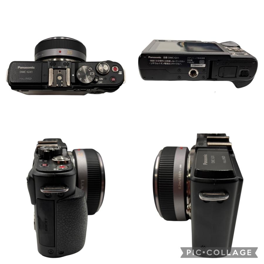 ■Panasonic GX1 ミラーレス一眼 レンズ2本 H-H020 H-PS45175 20mm 45-175mm EVF 三脚 バッグセット2505114_3