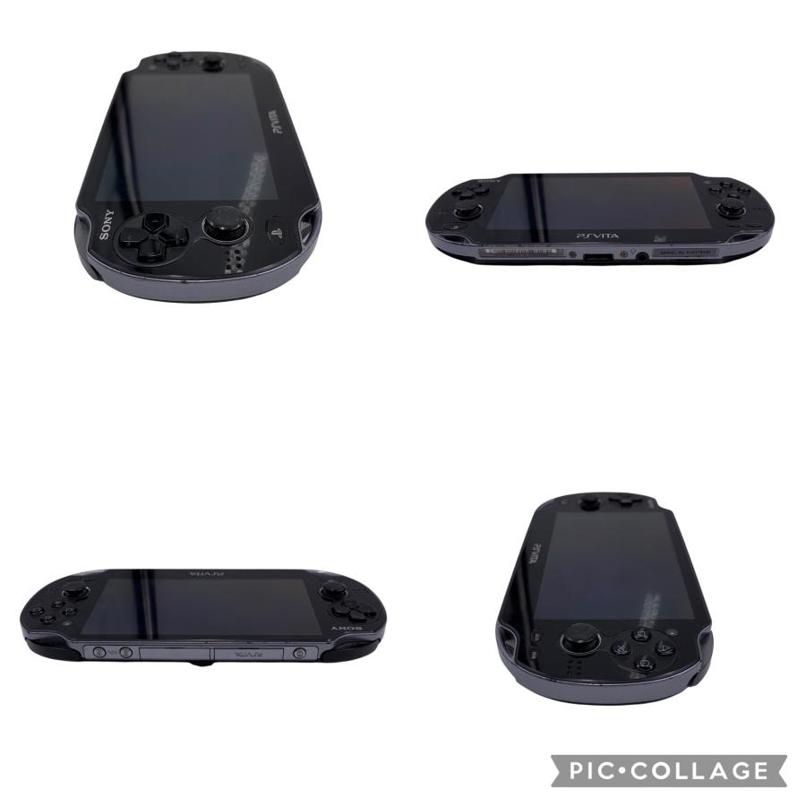 □PS Vita PCH-1000 本体 ブラック 充電器付き 動作確認済み 2505121