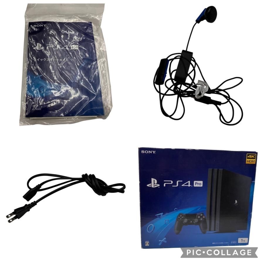 □SONY PS4 Pro CUH-7200B 1TB 本体のみ 動作確認済 初期化済 外装スレ
