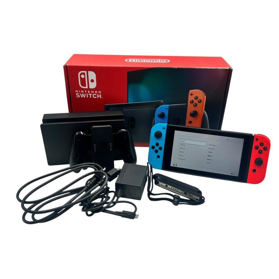 【動作品】Nintendo Switch 本体 HAC-001 Console Nintendo Switch 32GB XKW Neon Blue / Neon Red HAC-001(-01