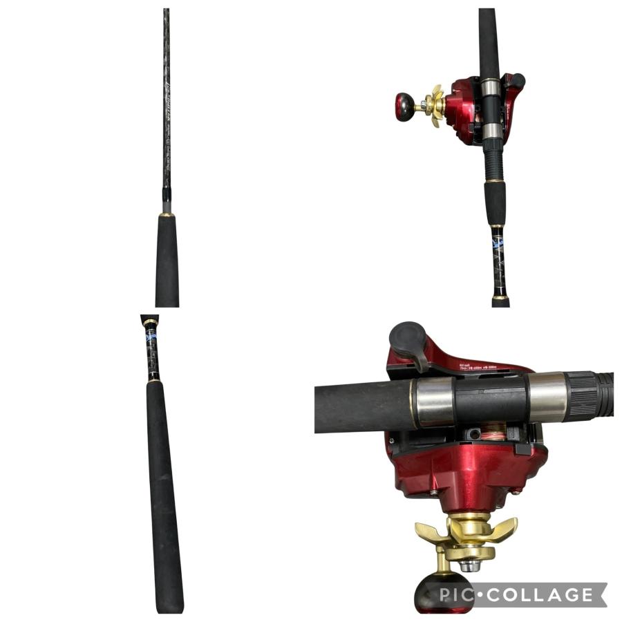 □ダイワ シーボーグ 300MJ 電動リール ロッドセット JIG FIGHTER