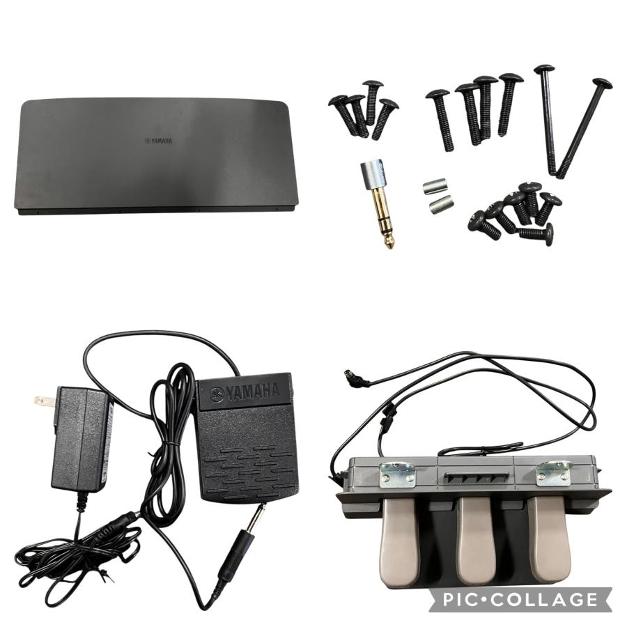 □YAMAHA P-145B 電子ピアノ 88鍵 2024年製 ペダル付属 動作確認済み 