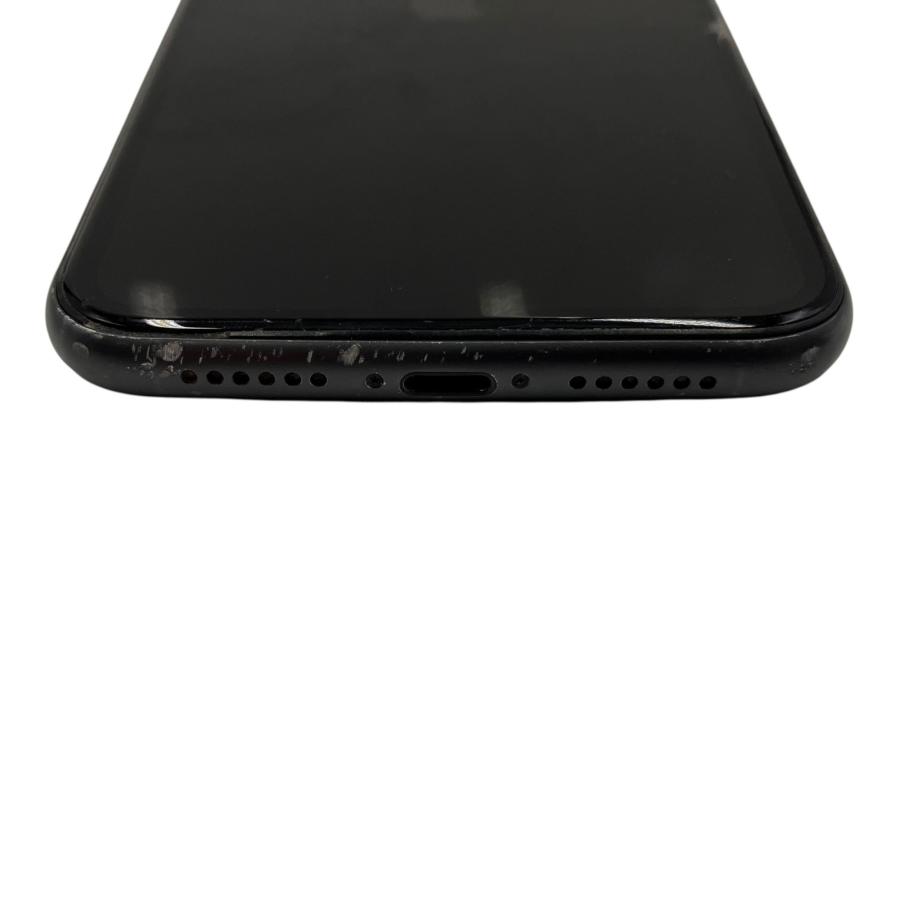 □Apple iPhone 11 256GB ブラック 本体 画面割れあり バッテリー78