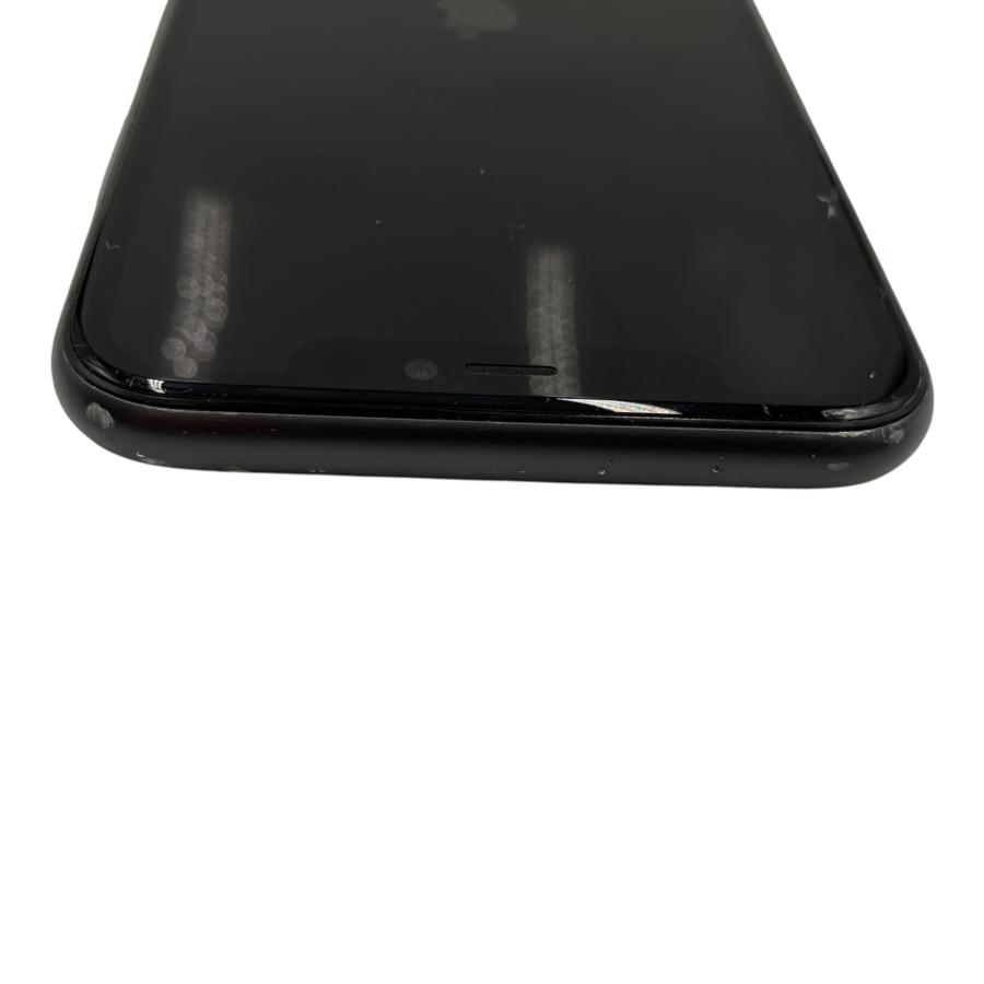 □Apple iPhone 11 256GB ブラック 本体 画面割れあり バッテリー78
