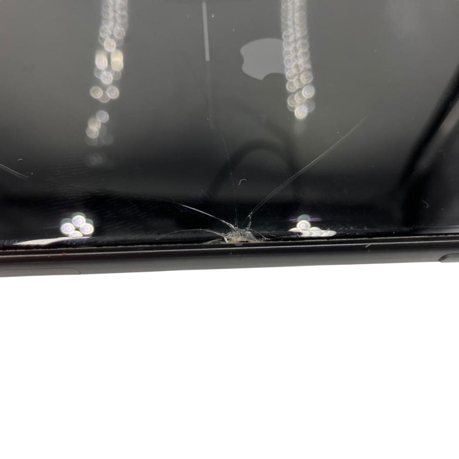 □Apple iPhone 11 256GB ブラック 本体 画面割れあり バッテリー78