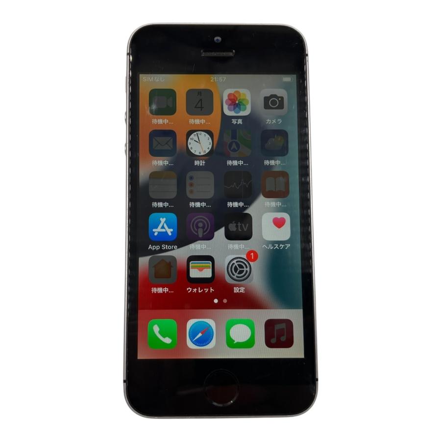 スマートフォン本体 iPhoneSE □Apple iPhone SE 16GB シルバー SIMフリー IMEI◯ 動作確認済 本体