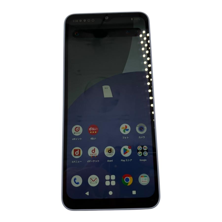 □美品 AQUOS wish4 SH-52E SIMフリー docomo Android14 ブルー 本体