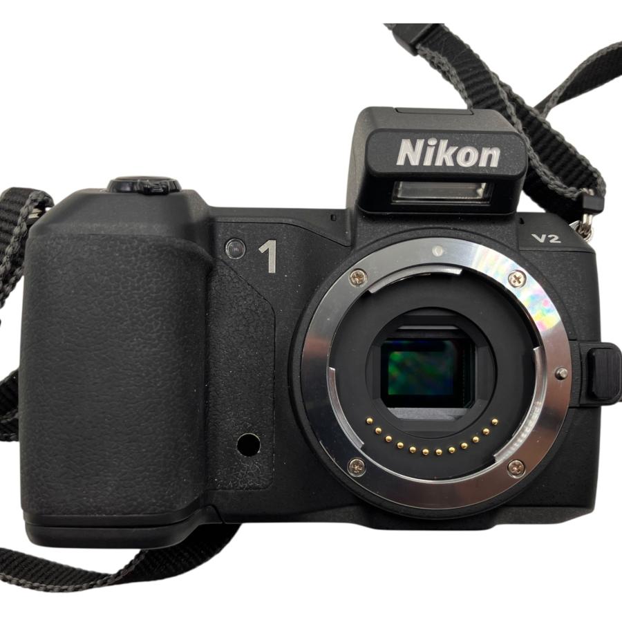 □Nikon 1 V2 10-30mm VR レンズキット ブラック ミラーレス一眼