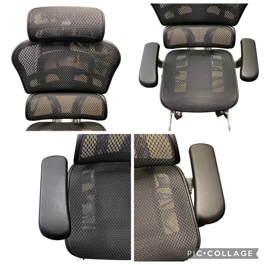 □極美品 エルゴヒューマンプロ2 Ergohuman Pro2 オットマン付き