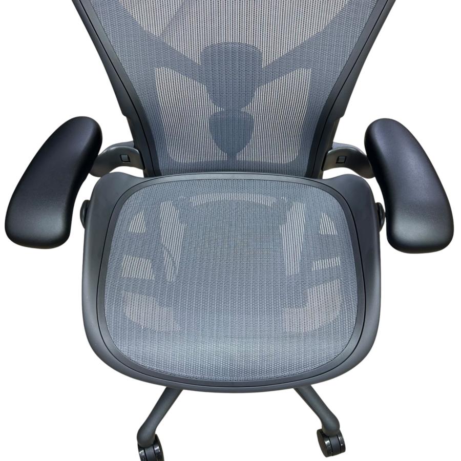 △□極美品 Herman Miller アーロンチェア Bサイズ メッシュチェア