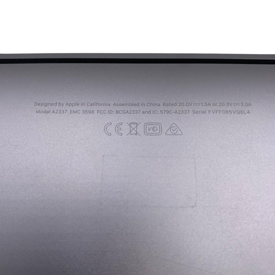 □Apple MacBook Air M1 2020 A2337 13インチ 8GB SSD256GB macOS Big