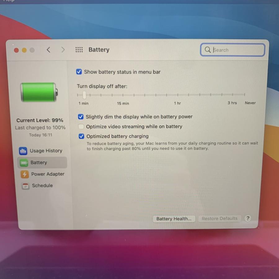 □Apple MacBook Air M1 2020 A2337 13インチ 8GB SSD256GB macOS Big