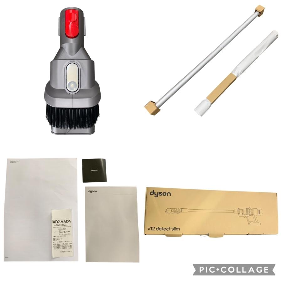 ダイソン V12 Detect Slim SV46 一式 極美品 □極美品 Dyson V12 Detect Slim SV46 コードレスクリーナー 未使用品