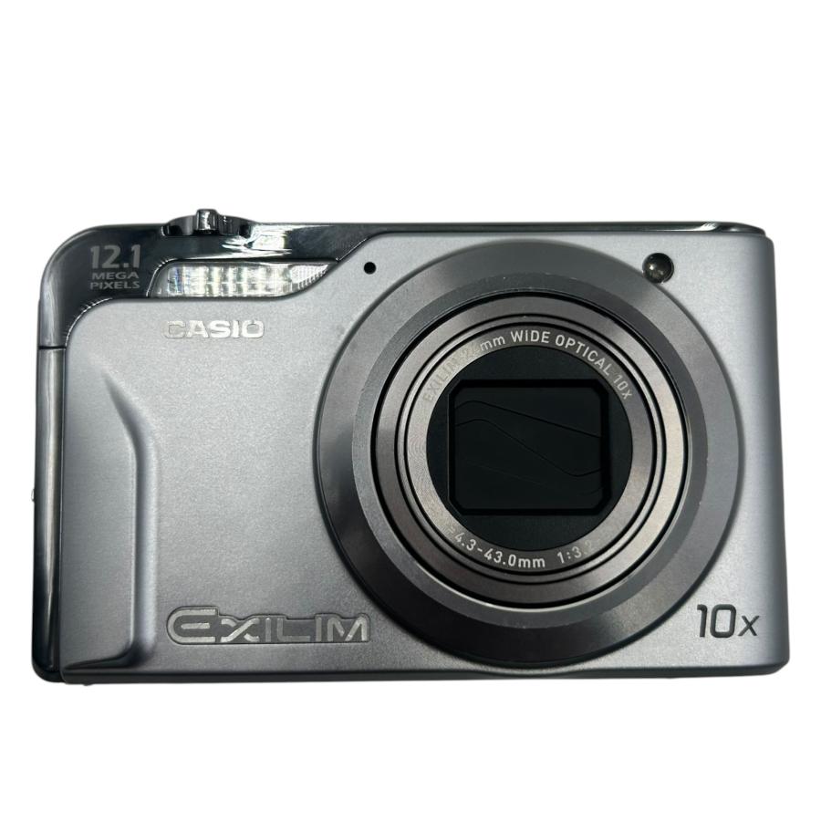 □CASIO EXILIM EX-H10 シルバー コンパクトデジタルカメラ 1210万画素