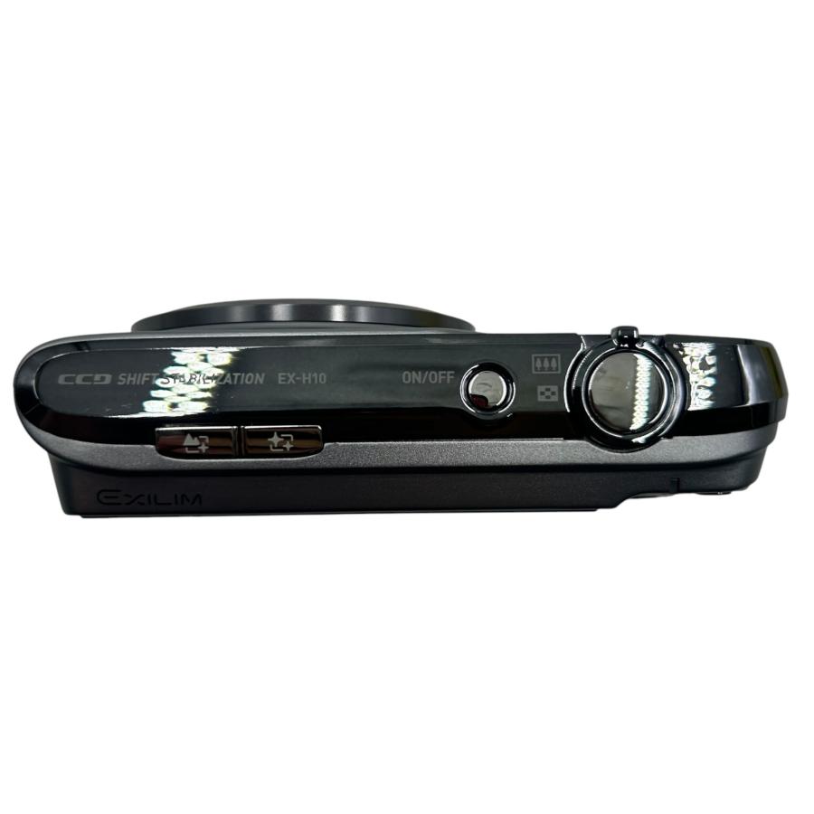 □CASIO EXILIM EX-H10 シルバー コンパクトデジタルカメラ 1210万画素
