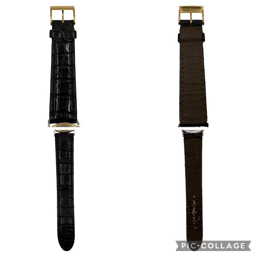 □SEIKO CREDOR 7770-6030 クオーツ 腕時計 18KTベゼル メンズ