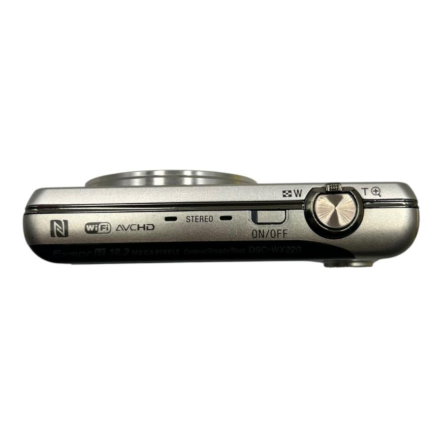 □SONY Cyber-shot DSC-WX220 シルバー コンパクトデジタルカメラ 10倍