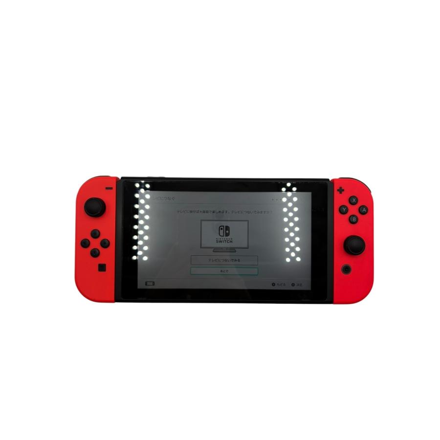 □Nintendo Switch HAC-001 初期モデル ネオンレッド 本体のみ 動作