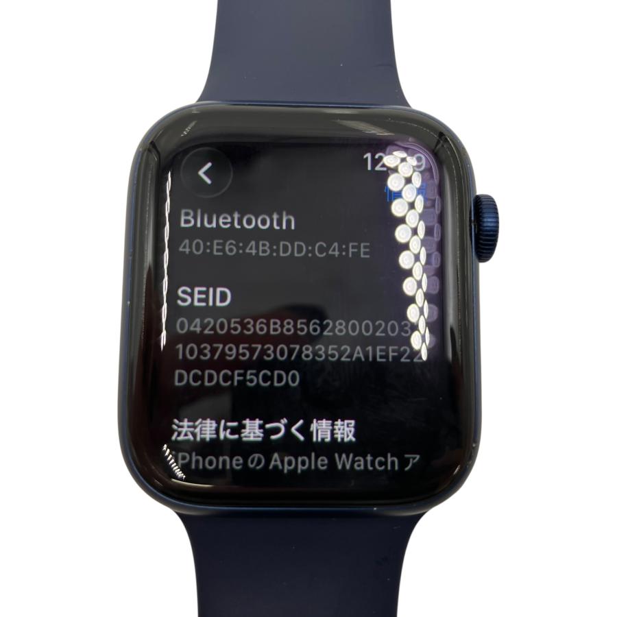Apple アップル/AppleWatch Series6 GPS 44mm/M00J3J/A/GY6D8X3QQ1RF/Bランク/70【中古】 □Apple Watch Series 6 GPS 44mm M00J3J/A ブルー アップルウォッチ