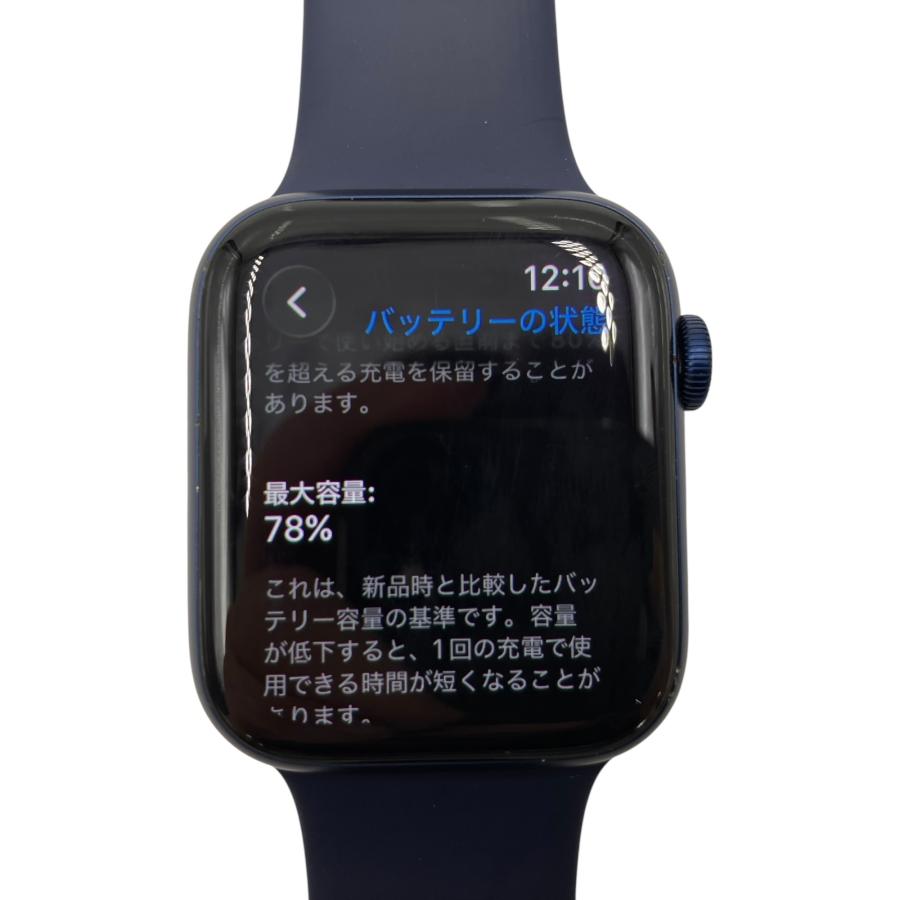 アップルウォッチ6  青色［お取引中］ □Apple Watch Series 6 GPS 44mm M00J3J/A ブルー アップルウォッチ