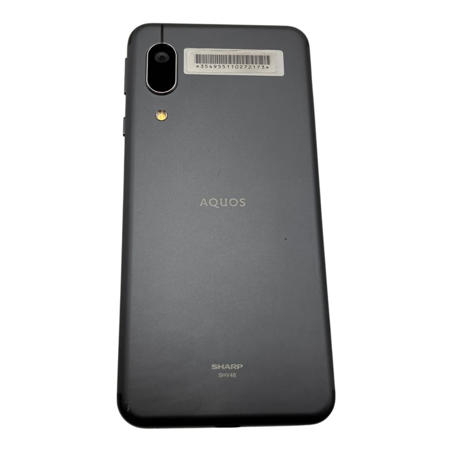 □SHARP AQUOS sense3 basic SHV48 SIMフリー Android9 グレー 本体