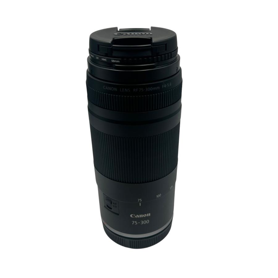 □Canon RF 75-300mm F4-5.6 RFマウント 望遠ズームレンズ AF MF切替