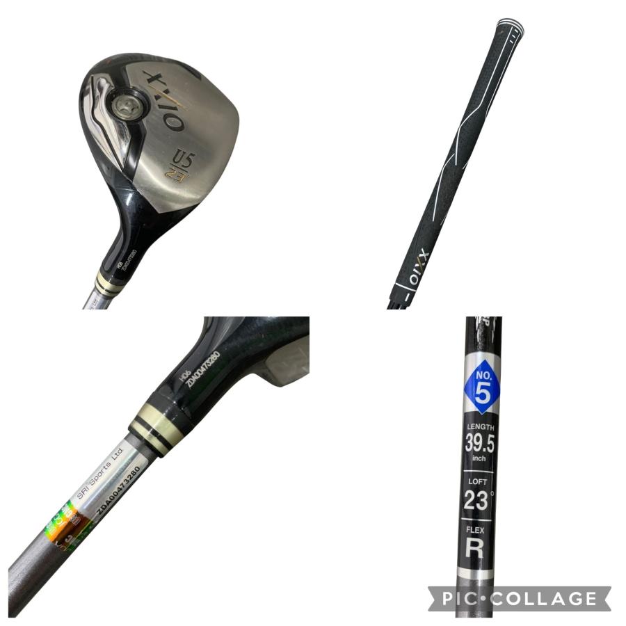 ■XXIO メンズ ゴルフクラブセット MP700 MP800 ドライバー FW UT アイアン パター キャディバッグ付 右利き SR R 多数傷あり2592602_4
