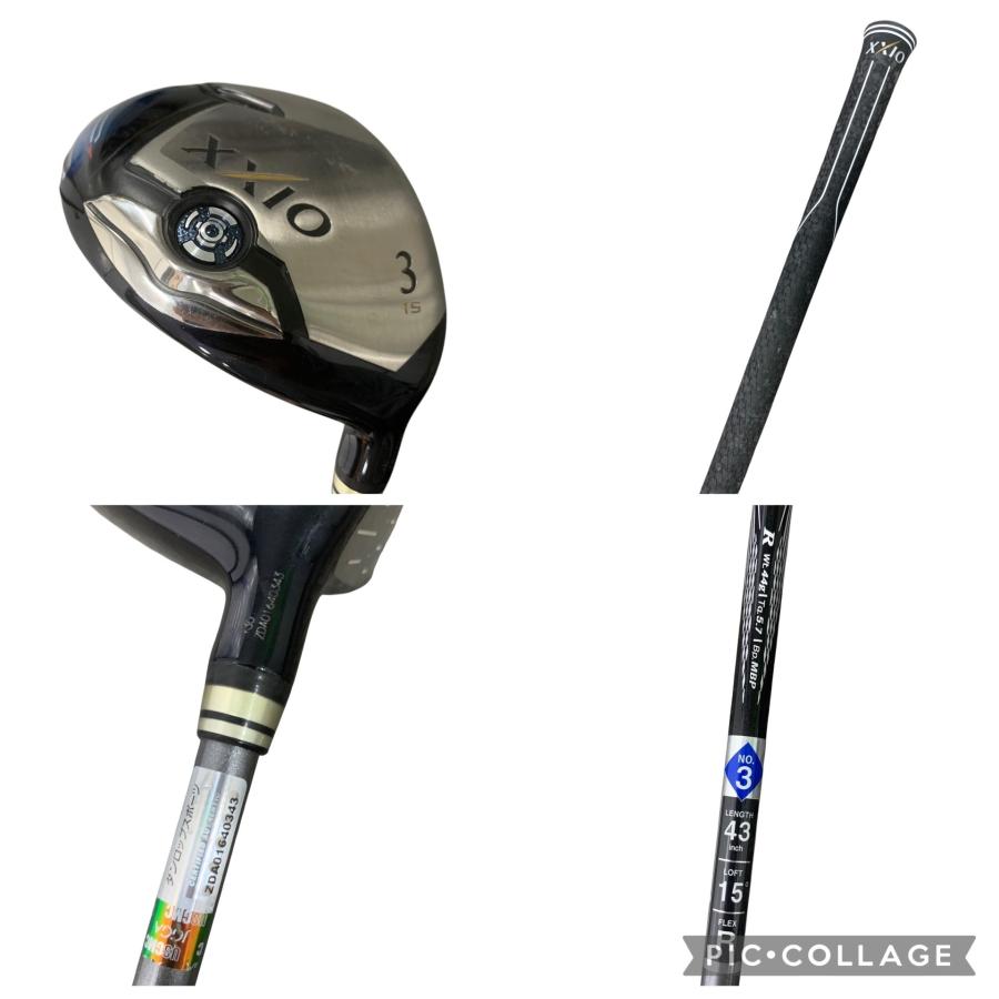 ■XXIO メンズ ゴルフクラブセット MP700 MP800 ドライバー FW UT アイアン パター キャディバッグ付 右利き SR R 多数傷あり2592602_5