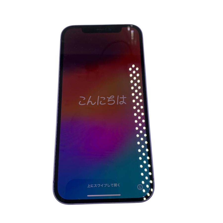 □Apple iPhone 12 128GB パープル SIMフリー A2402 6.1インチ
