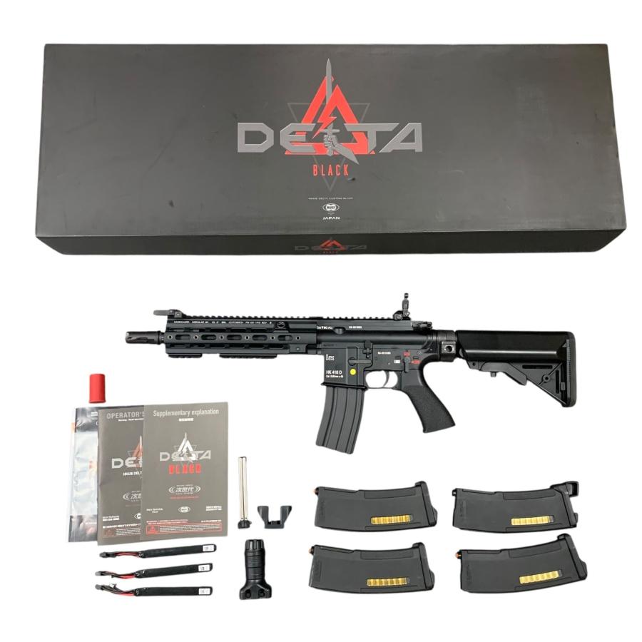 東京マルイ次世代電動ガン デルタカスタムブラックマガジン4本付き □東京マルイ HK416D DELTA BLACK 次世代電動ガン マガジン4本付