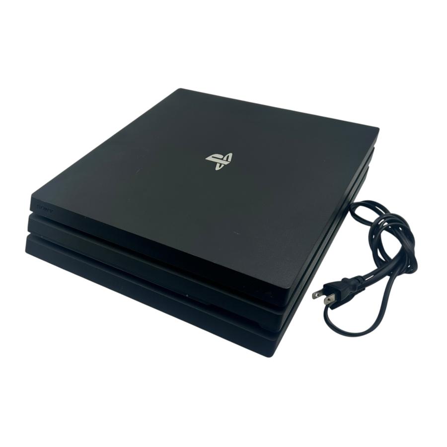 □SONY PlayStation4 Pro CUH-7200B PS4 本体 ブラック 1TB 電源