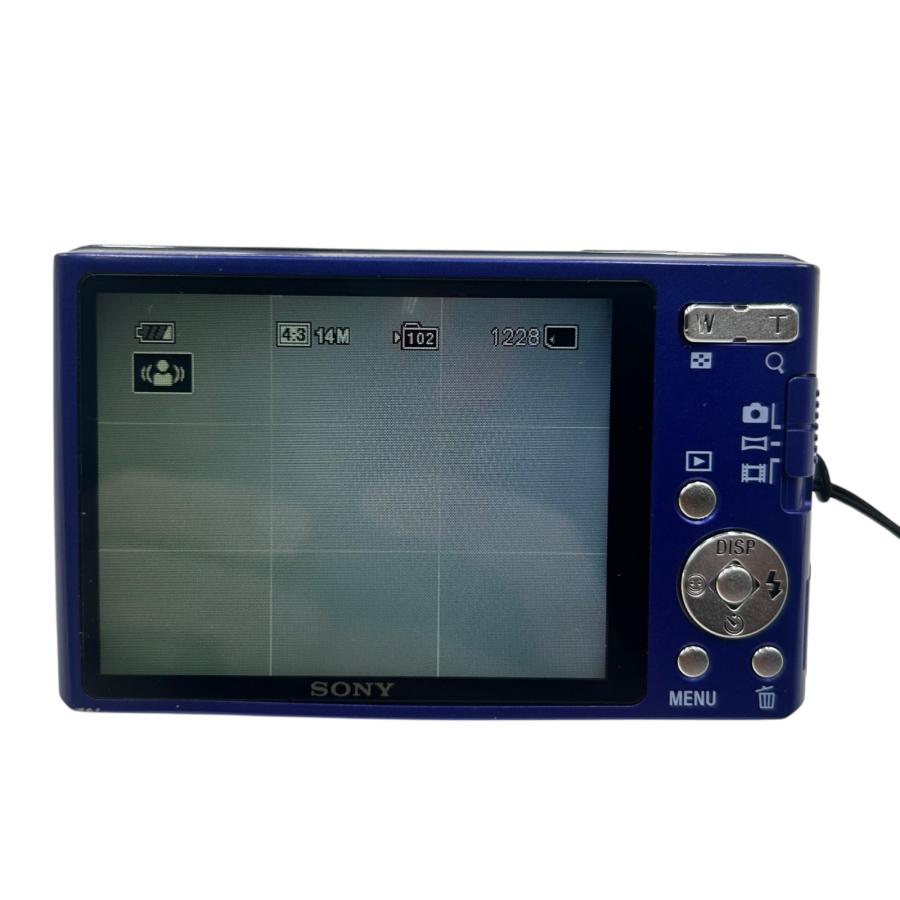 □SONY Cyber-shot DSC-W550 ブルー デジタルカメラ 1410万画素 Carl