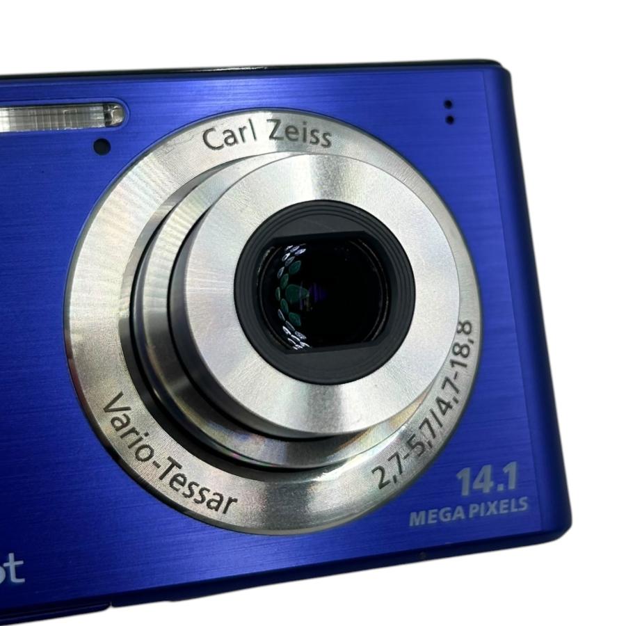 □SONY Cyber-shot DSC-W550 ブルー デジタルカメラ 1410万画素 Carl