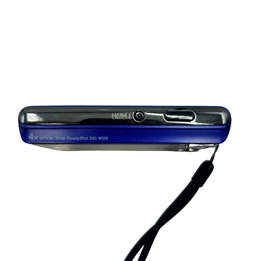 □SONY Cyber-shot DSC-W550 ブルー デジタルカメラ 1410万画素 Carl