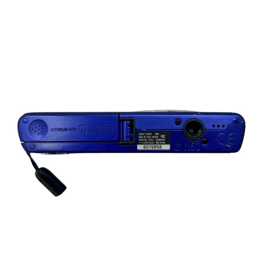 □SONY Cyber-shot DSC-W550 ブルー デジタルカメラ 1410万画素 Carl